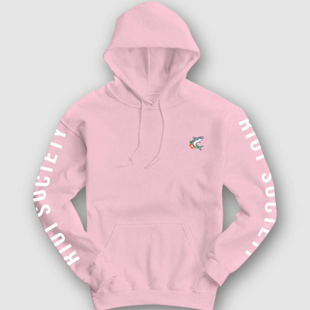 Riot Society shark hoodie